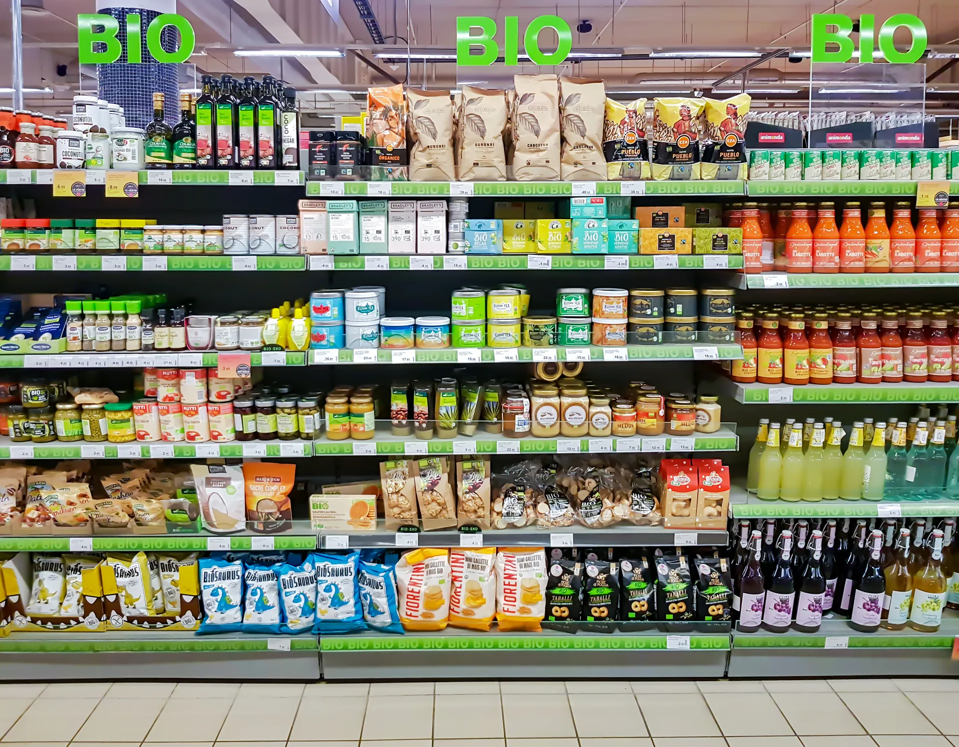 Markenübersicht unseres Grosshandels für Bio